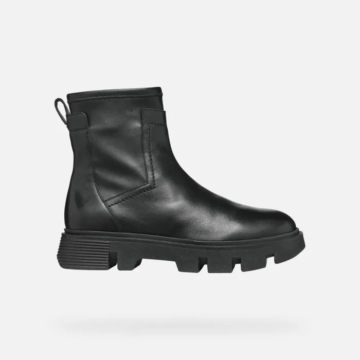 Geox Ankle Boots VILDE C Chelsea Boots Black Woman Geox Black 8211 Woman