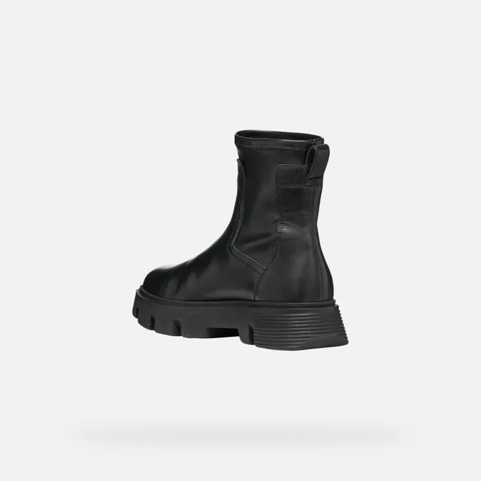 Geox Ankle Boots VILDE C Chelsea Boots Black Woman Geox Black 8211 Woman