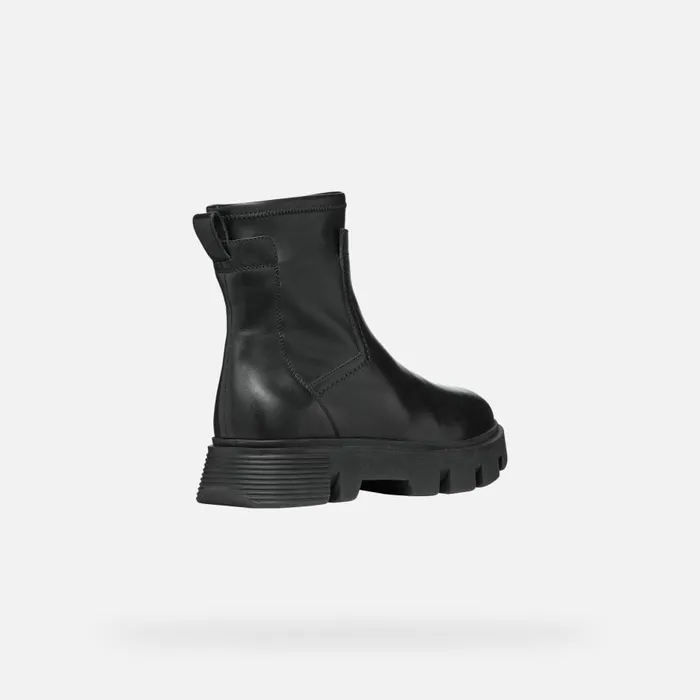 Geox Ankle Boots VILDE C Chelsea Boots Black Woman Geox Black 8211 Woman