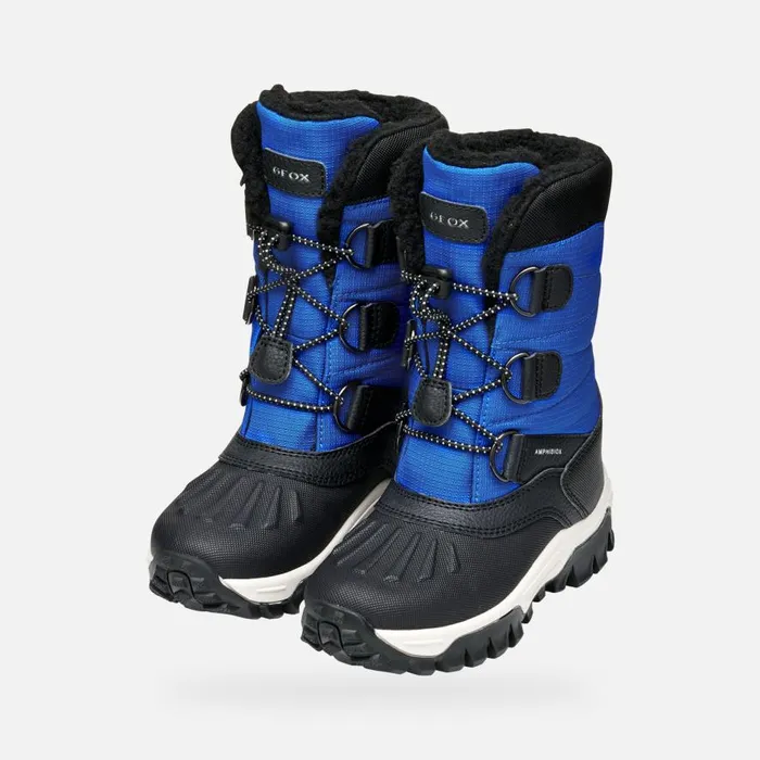 Geox Boots HIMALAYA ABX JUNIOR RoyalBlack Waterproof Boots Royalblack 8211 Kids