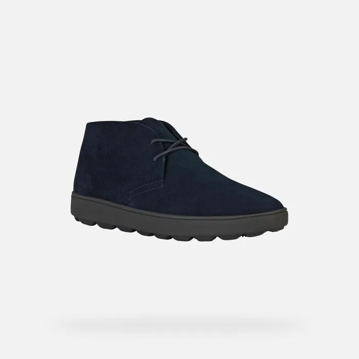 Geox Casual Shoes SPHERICA ECUB1 Men039s Navy Suede Shoes Geox Navy 8211 Man