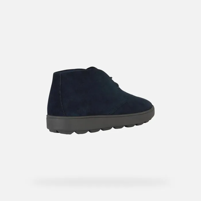 Geox Casual Shoes SPHERICA ECUB1 Men039s Navy Suede Shoes Geox Navy 8211 Man