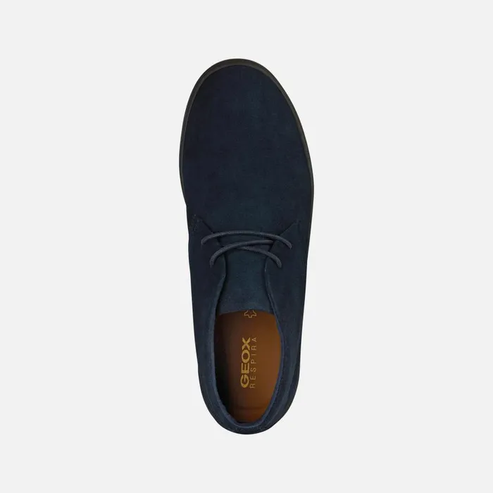 Geox Casual Shoes SPHERICA ECUB1 Men039s Navy Suede Shoes Geox Navy 8211 Man