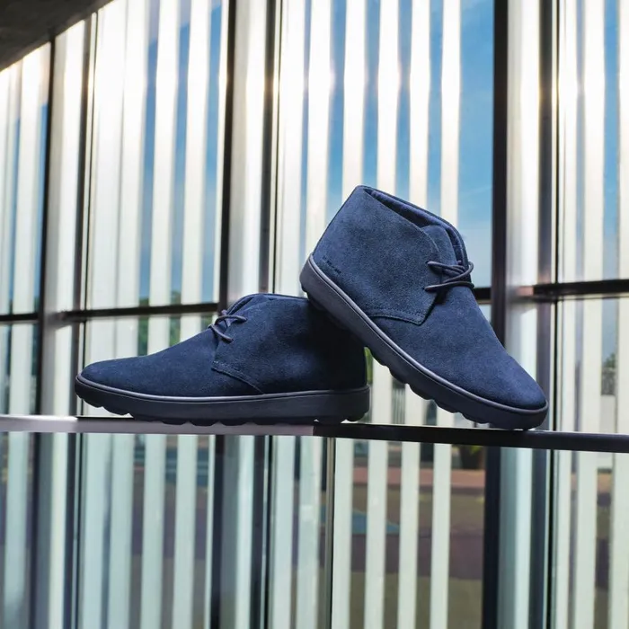 Geox Casual Shoes SPHERICA ECUB1 Men039s Navy Suede Shoes Geox Navy 8211 Man