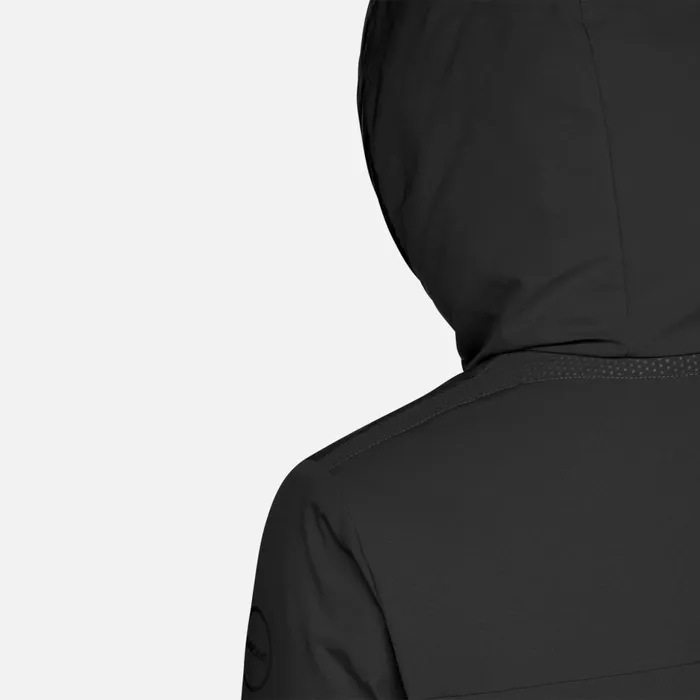 Geox Jackets SPHERICA WOMAN Black Long Parka Black 8211 Woman