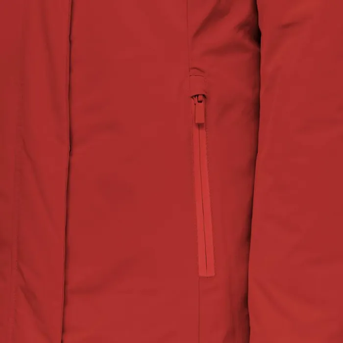 Geox Jackets SPHERICA WOMAN Red Dahlia Long Parka Red Dahlia 8211 Woman