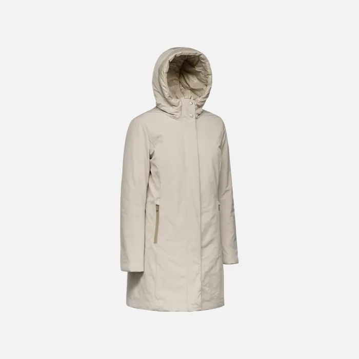 Geox Jackets SPHERICA WOMAN String Long Parka String 8211 Woman