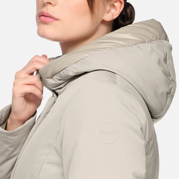 Geox Jackets SPHERICA WOMAN String Long Parka String 8211 Woman