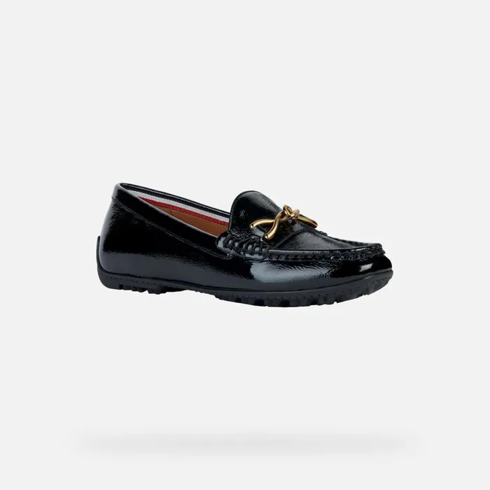 Geox Loafers KOSMOPOLIS GRIP Leather Loafers Black Woman FW Black 8211 Woman