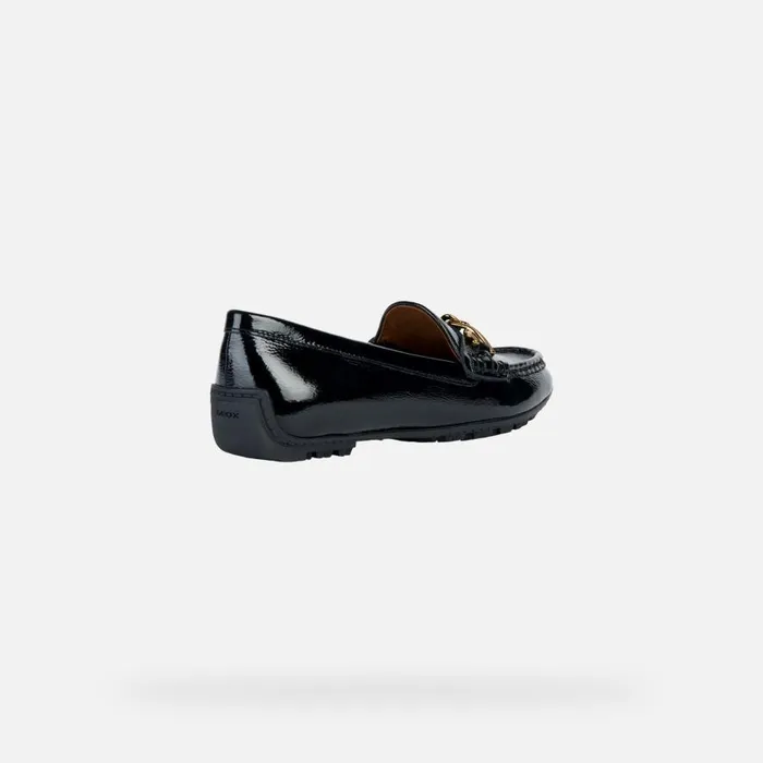 Geox Loafers KOSMOPOLIS GRIP Leather Loafers Black Woman FW Black 8211 Woman
