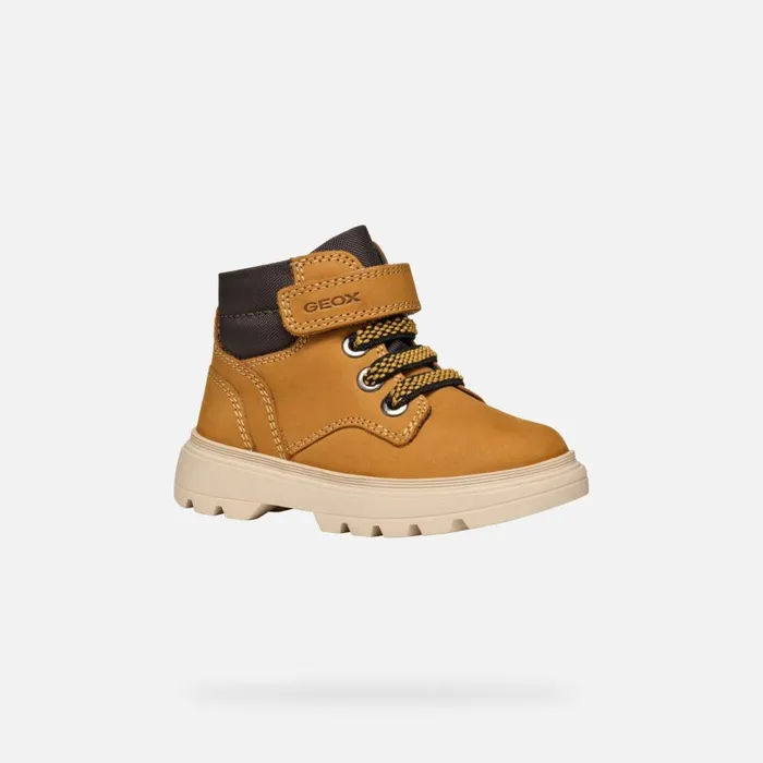 Geox MidCalf Boots KIDDARTAH TODDLER BOY Dark Yellow Mid Calf Boots Dark Yellow 8211 Kids