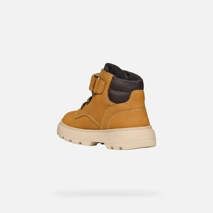 Geox MidCalf Boots KIDDARTAH TODDLER BOY Dark Yellow Mid Calf Boots Dark Yellow 8211 Kids
