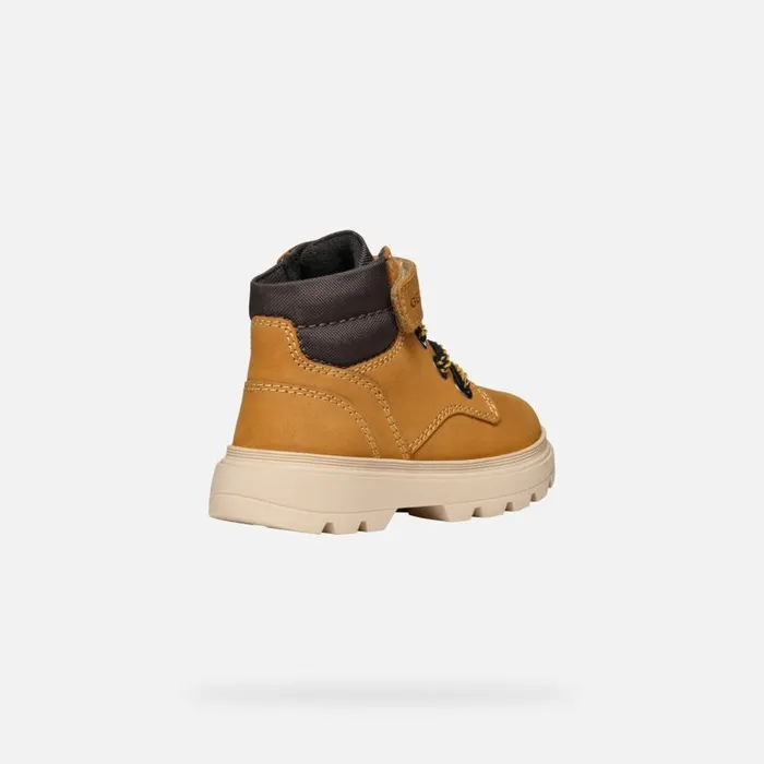 Geox MidCalf Boots KIDDARTAH TODDLER BOY Dark Yellow Mid Calf Boots Dark Yellow 8211 Kids