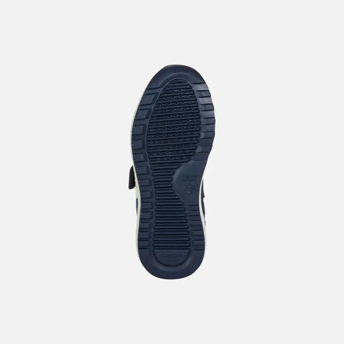 Geox Sneakers ALBEN Junior Boy039s Velcro Shoes Navydark Avio 8211 Kids