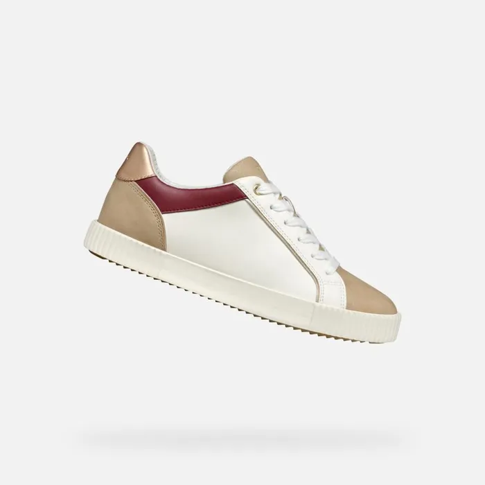 Geox Sneakers BLOMIEE WOMAN Optic WhiteLight Taupe Low Top Sneakers Optic Whitelight Taupe 8211 Woman Geox Sneakers BLOMIEE WOMAN Optic WhiteLight Taupe Low Top Sneakers Optic Whitelight Taupe 8211 Woman