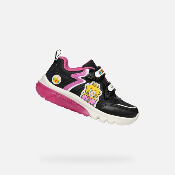 Geox Sneakers CIBERDRON JUNIOR BlackFuchsia Nintendo 8211 Supermario Blackfuchsia 8211 Kids Geox Sneakers CIBERDRON JUNIOR BlackFuchsia Nintendo 8211 Supermario Blackfuchsia 8211 Kids