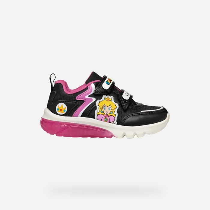 Geox Sneakers CIBERDRON JUNIOR BlackFuchsia Nintendo 8211 Supermario Blackfuchsia 8211 Kids
