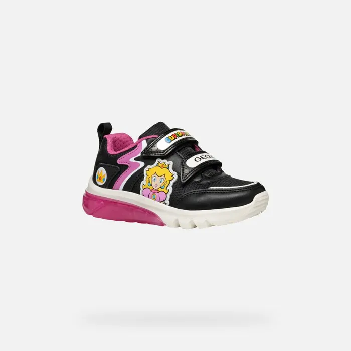 Geox Sneakers CIBERDRON JUNIOR BlackFuchsia Nintendo 8211 Supermario Blackfuchsia 8211 Kids