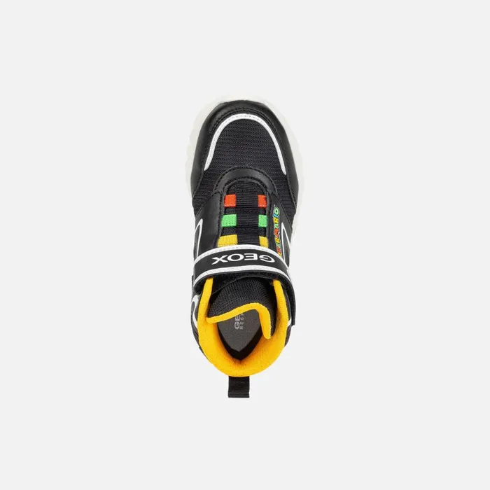 Geox Sneakers CIBERDRON JUNIOR BlackYellow Nintendo 8211 Supermario Blackyellow 8211 Kids