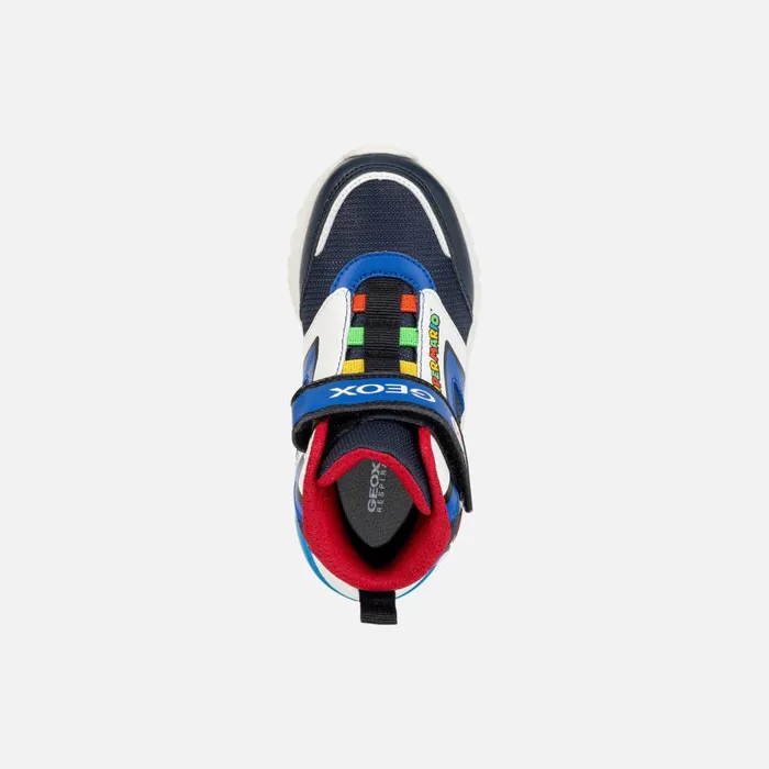 Geox Sneakers CIBERDRON JUNIOR NavyRoyal Nintendo 8211 Supermario Navyroyal 8211 Kids