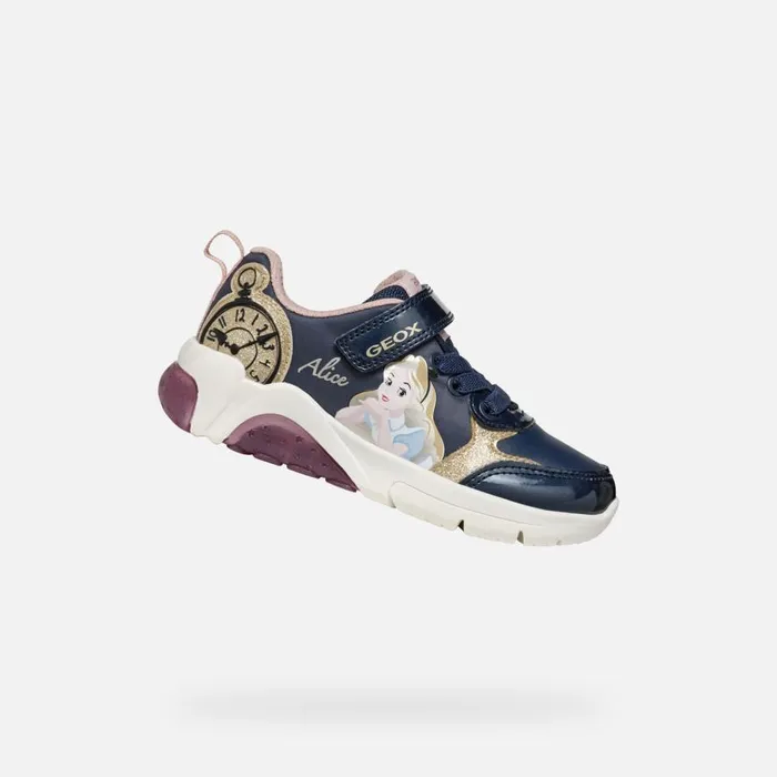 Geox Sneakers FADINLIGHT JUNIOR Dark NavyPlatinum Alice 8211 Disney Dark Navyplatinum 8211 Kids Geox Sneakers FADINLIGHT JUNIOR Dark NavyPlatinum Alice 8211 Disney Dark Navyplatinum 8211 Kids