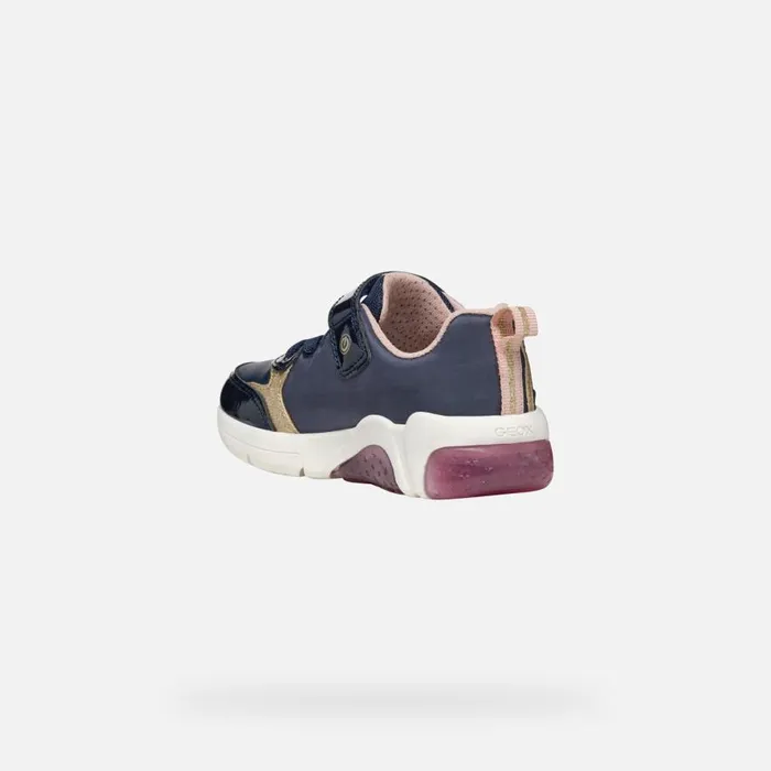 Geox Sneakers FADINLIGHT JUNIOR Dark NavyPlatinum Alice 8211 Disney Dark Navyplatinum 8211 Kids