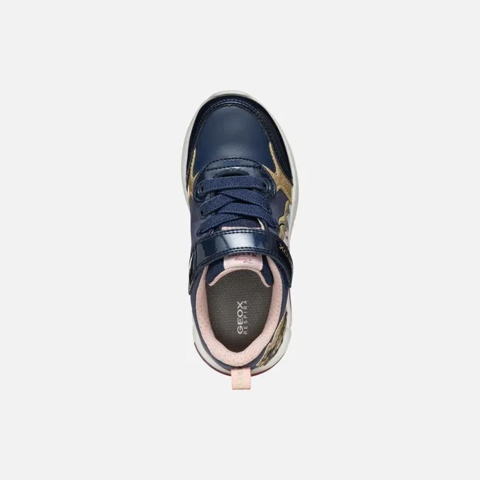 Geox Sneakers FADINLIGHT JUNIOR Dark NavyPlatinum Alice 8211 Disney Dark Navyplatinum 8211 Kids