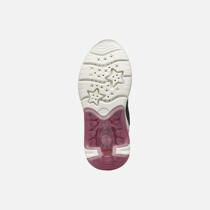 Geox Sneakers FADINLIGHT JUNIOR Dark NavyPlatinum Alice 8211 Disney Dark Navyplatinum 8211 Kids