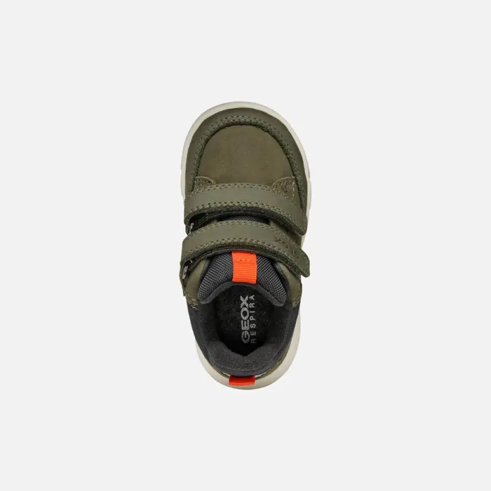 Geox Sneakers HYROO BABY Dark Green Low Top Sneakers Dark Green 8211 Kids
