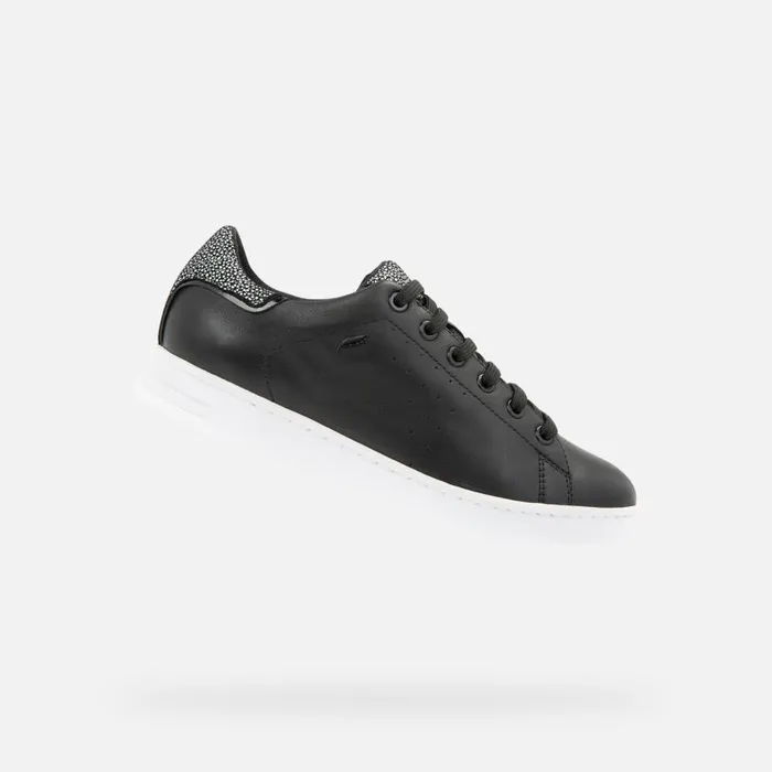 Geox Sneakers JAYSEN Women039s Black Low Top Sneakers Geox Black 8211 Woman