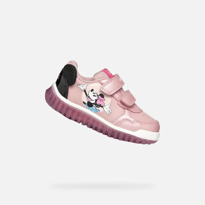 Geox Sneakers LIGHTYLOO BABY Old RoseBlack Minnie Old Roseblack 8211 Kids