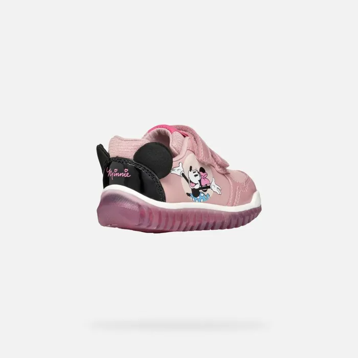 Geox Sneakers LIGHTYLOO BABY Old RoseBlack Minnie Old Roseblack 8211 Kids