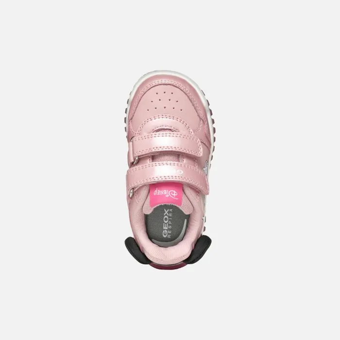 Geox Sneakers LIGHTYLOO BABY Old RoseBlack Minnie Old Roseblack 8211 Kids
