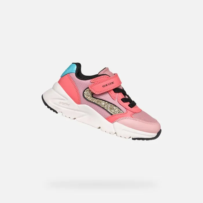 Geox Sneakers LOFTUS GIRL Dark CoralLight Pink Low Top Sneakers Dark Corallight Pink 8211 Kids Geox Sneakers LOFTUS GIRL Dark CoralLight Pink Low Top Sneakers Dark Corallight Pink 8211 Kids