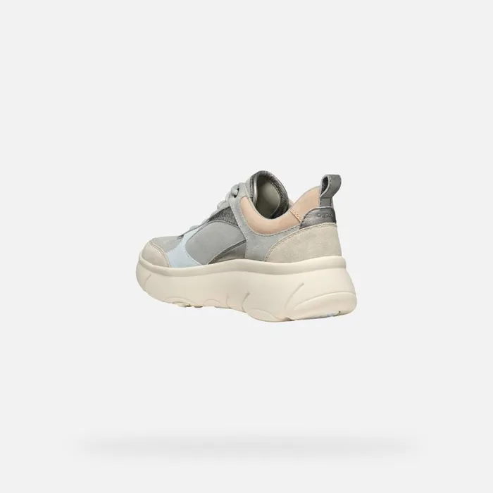 Geox Sneakers NEBULA 20 X WOMAN Dark GreyLight Taupe Low Top Sneakers Dark Greylight Taupe 8211 Woman