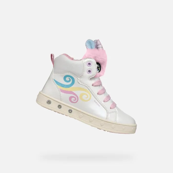 Geox Sneakers SKYLIN GIRL WhiteMulticolor High Top Sneakers Whitemulticolor 8211 Kids Geox Sneakers SKYLIN GIRL WhiteMulticolor High Top Sneakers Whitemulticolor 8211 Kids