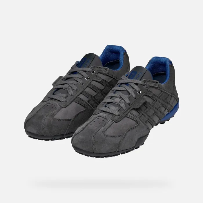 Geox Sneakers SNAKE MAN Graphite Low Top Sneakers Graphite 8211 Man