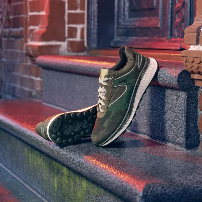 Geox Sneakers SPHERICA ACTIF X1 ABX MAN Dark CoffeeDark Green Low Top Sneakers Dark Coffeedark Green 8211 Man