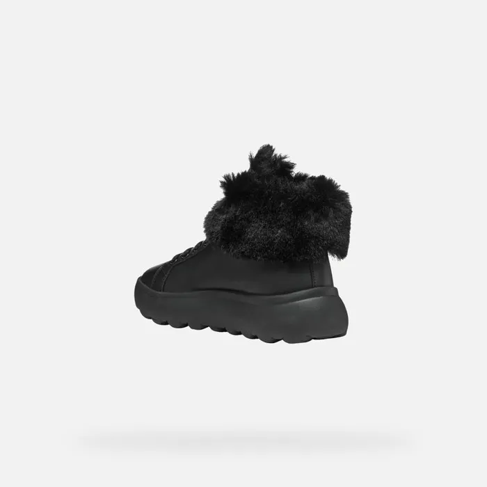Geox Sneakers SPHERICA EC41 WOMAN Black High Top Sneakers Black 8211 Woman