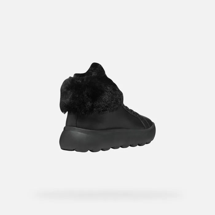 Geox Sneakers SPHERICA EC41 WOMAN Black High Top Sneakers Black 8211 Woman