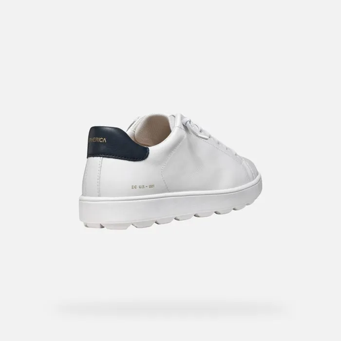 Geox Sneakers SPHERICA ECUB1 MAN WhiteOff White Low Top Sneakers Whiteoff White 8211 Man