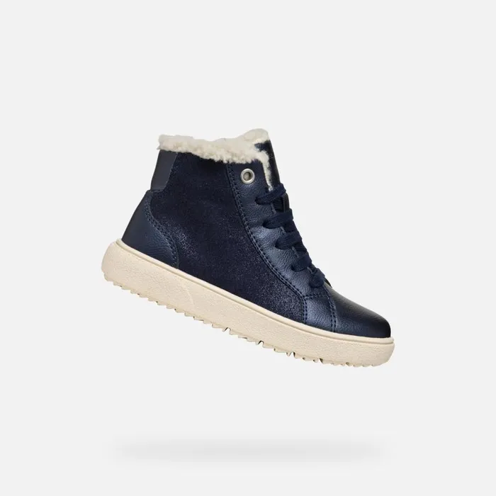 Geox Sneakers THELEVEN ABX GIRL Dark Navy High Top Sneakers Dark Navy 8211 Kids Geox Sneakers THELEVEN ABX GIRL Dark Navy High Top Sneakers Dark Navy 8211 Kids