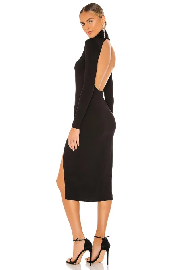 Gigi Midi Dress Black Women Lovers and Friends Dresses