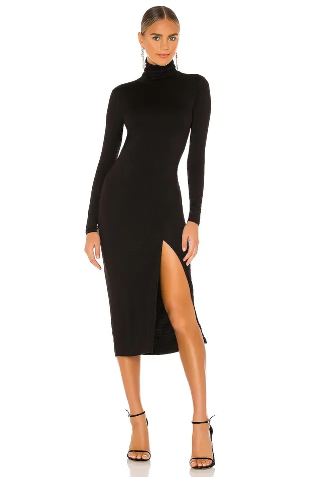 Gigi Midi Dress Black Women Lovers and Friends Dresses