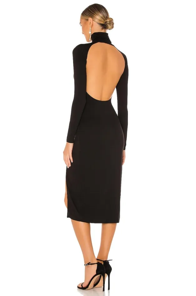 Gigi Midi Dress Black Women Lovers and Friends Dresses