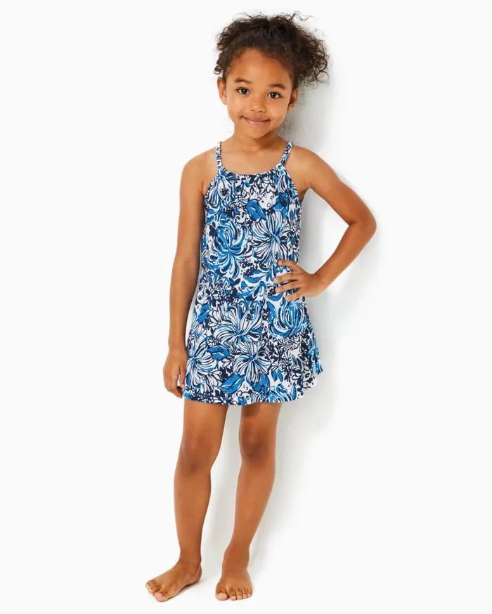 Girls Lilly Pulitzer Girls Dresses and Rompers Girls Mini Loro Cotton Dress Low Tide Navy Pandarama Girls Lilly Pulitzer Girls Dresses and Rompers Girls Mini Loro Cotton Dress Low Tide Navy Pandarama