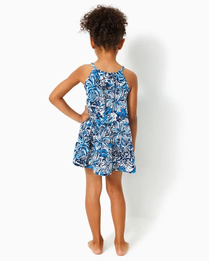 Girls Lilly Pulitzer Girls Dresses and Rompers Girls Mini Loro Cotton Dress Low Tide Navy Pandarama Girls Lilly Pulitzer Girls Dresses and Rompers Girls Mini Loro Cotton Dress Low Tide Navy Pandarama