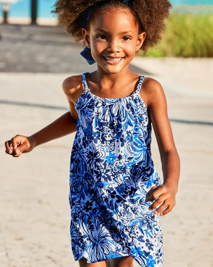 Girls Lilly Pulitzer Girls Dresses and Rompers Girls Mini Loro Cotton Dress Low Tide Navy Pandarama Girls Lilly Pulitzer Girls Dresses and Rompers Girls Mini Loro Cotton Dress Low Tide Navy Pandarama