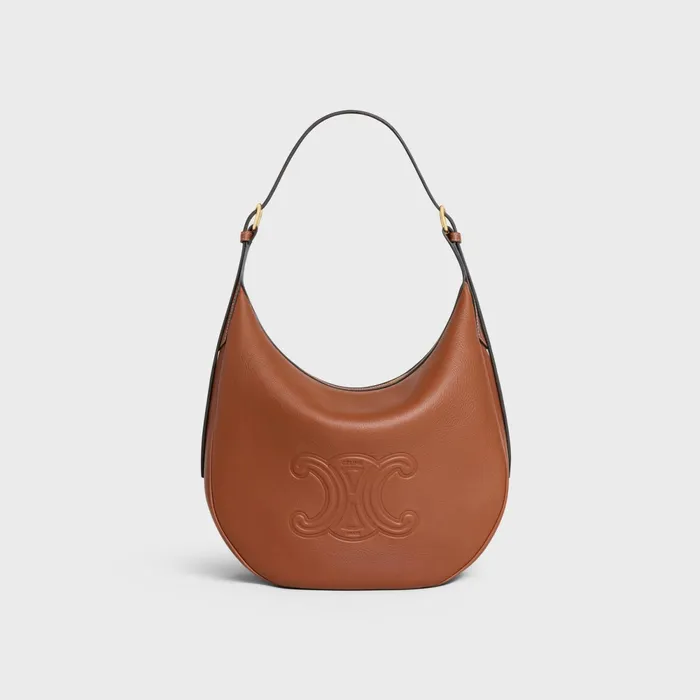 Heloise Bag In Supple Calfskin Tan Women CELINE CUIR TRIOMPHE