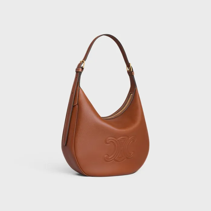 Heloise Bag In Supple Calfskin Tan Women CELINE CUIR TRIOMPHE Heloise Bag In Supple Calfskin Tan Women CELINE CUIR TRIOMPHE